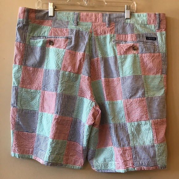 Chaps madras patchwork striped shorts - Picture 4 of 6